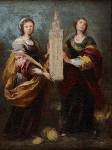 De hellige Justa og Rufina, ca 1665 av Bartolomé Esteban Murillo