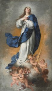 Den ulastelige unnfangelsen, ca. 1680. av Bartolomé Esteban Murillo
