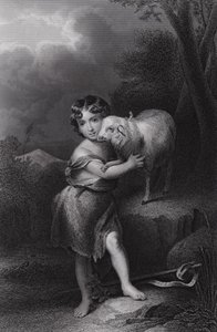 Spedbarnet St John av Bartolomé Esteban Murillo