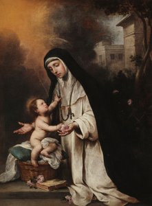 Den hellige rosen av Lima av Bartolomé Esteban Murillo