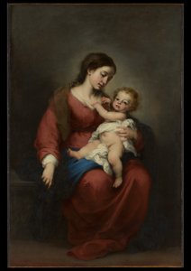 Jomfru Maria med barnet av Bartolomé Esteban Murillo