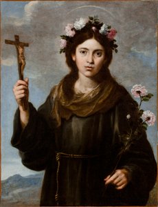 St Rosa av Viterbo (1233-51) av Bartolome Esteban school of Murillo