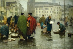 Avholdens dag, av Bartolomeo Teofilo Ismaele Bezzi (1851-1923)