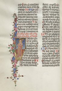 Missale: Fol. 124v: Kristus holder korset, 1469.