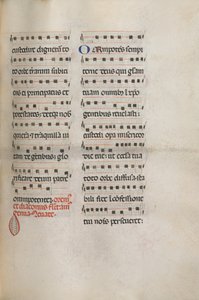 Missale: Fol. 146: Musikk til forskjellige bønner..., 1469. av Bartolomeo Caporali