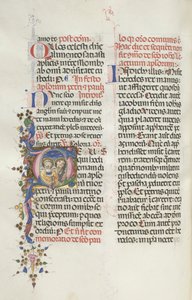 Missale: Fol. 290v: De hellige Peter og Paulus, 1469. av Bartolomeo Caporali