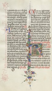 Missale: Fol. 387v: Døden representert som et skjelett med en sigd, 1469.