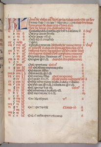 Eksempel: fol. 3r: Januar kalenderside, 1469. av Bartolomeo Caporali