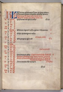 Missale: Fol. 4r: Mars kalenderside, 1469