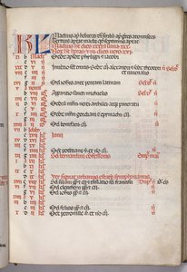 Missale: Fol. 5r: mai kalenderside, 1469. av Bartolomeo Caporali