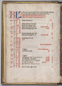 Missale: Høst. :: Desember-kalenderside, ೧೪೬೯. av Bartolomeo Caporali