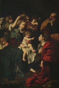 Den hellige familie med St.Catherine