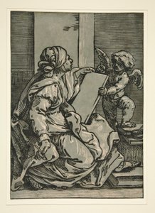En sibylle av Bartolomeo Coriolano