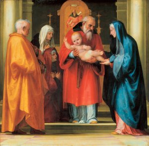 Presentasjon av Jesus i tempelet (detaljer)