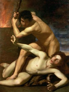 Kain myrder Abel, ca. 1610 (olje på lerret)