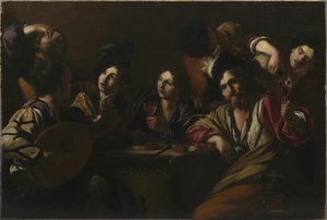 Tavernascene, ca 1619.