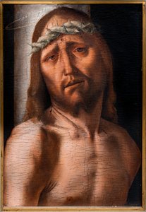 Kristus ved søylen, andre halvdel av 1400-tallet (olje på panel) av Bartolomeo Montagna