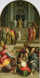 Presentasjonen av Mary av Bartolomeo Passarotti