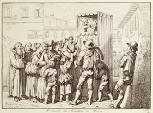 Dukkebod i Roma av Bartolomeo Pinelli