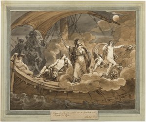 The Dream of Telemachus, fra The Adventures of Telemachus, bok 4 av Bartolomeo Pinelli