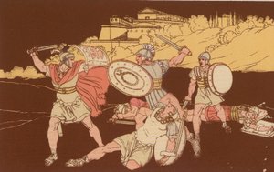 Horatii og Curiatii av Bartolomeo Pinelli