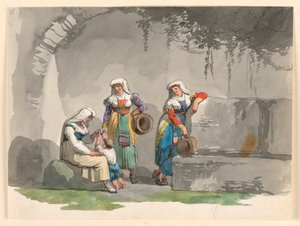 Tre sør-italienske kvinner av Bartolomeo Pinelli
