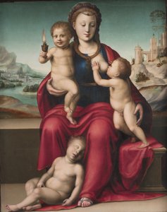 Caritas (veldedighet) av Bartolomeo di Zanobi