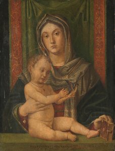 Jomfru og barn av Bartolommeo Montagna (workshop of)