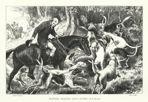 Å sette hunder i dekning (gravering)