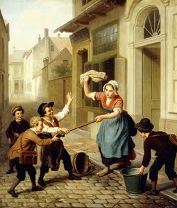 The Pranksters, 1866 av Basile de Loose