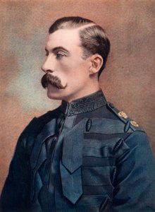 Generalmajor JF Brocklehurst, kommanderte 2nd Cavalry Brigade, Natal Field Force, 1902. av Bassano Studio