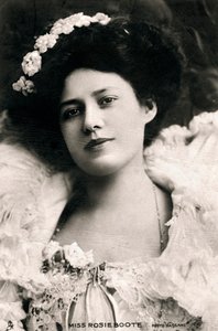 Rosie Boote 1878-1958, engelsk skuespillerinne, 1905.