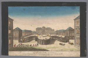 Utsikt over Palais Schwarzenberg nær byen Wien 20th Vue d