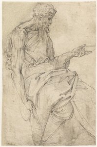 Døperen Johannes sitter av Battista Franco