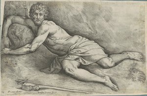 Døperen Johannes av Battista Franco
