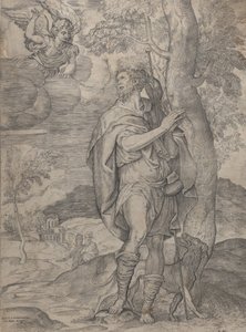 Saint Roch, 1535-73. av Battista del Moro