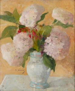 Hortensia (olje på lerret) av Beatrice How