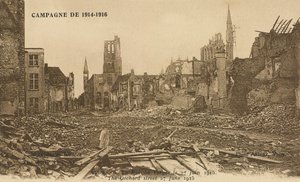 Rue de Verger, 27. juni 1915 av Belgian Photographer