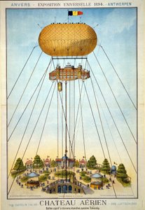 Aerial Chateau, universell utstilling, 1894 av Belgian School