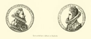 Albert VII, erkehertug av Østerrike og Isabella av Spania, guvernører i de spanske Nederlandene av Belgian School