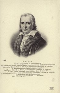 Andre Gretry , belgisk komponist (1741-1813) av Belgian School