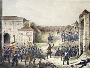 Antwerpen: Det siste angrepet av nederlandske tropper, 27. oktober 1830 av Belgian School