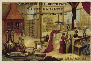 Keramikk produksjon av Belgian School
