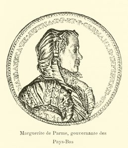 Margaret av Parma, guvernør i de spanske Nederlandene av Belgian School