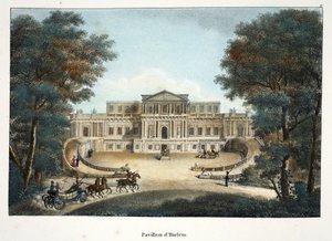 Pavillon dHarlem, ca. 1895 (fotokrom) av Belgian School