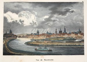 Vue de Maestricht, ca. 1895 (fotokrom) av Belgian School