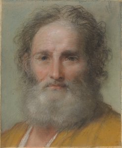 Hodet til en skjeggete mann av Benedetto Luti