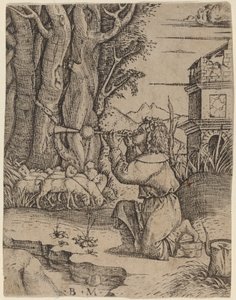 Gjeter med et Platerspiel