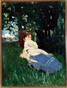 Donna Erminia (olje på lerret av Benedetto Musso