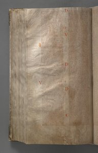The Codex Gigas (Giant Book) av Benedictine monastery of Podlažice
